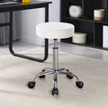 Backless PU Leather Salon Spa Rolling Stool