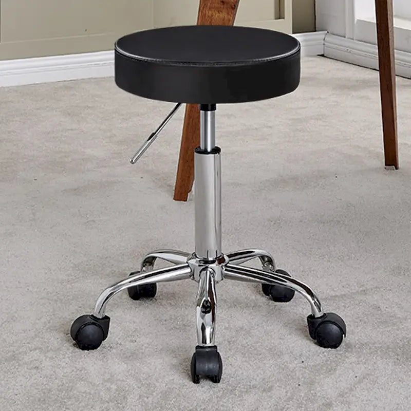 Backless PU Leather Salon Spa Rolling Stool