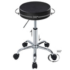 Backless PU Leather Salon Spa Rolling Stool
