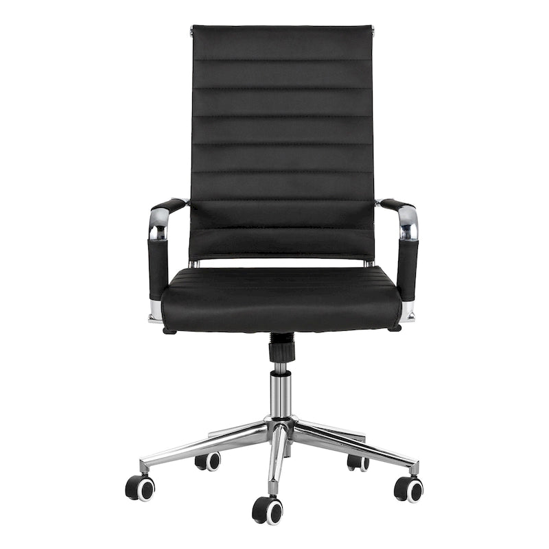 Ergonomic Office Desk Chair PU Leather Height Adjustable Swivel Chair