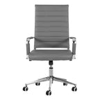 Ergonomic Office Desk Chair PU Leather Height Adjustable Swivel Chair