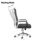 Ergonomic Office Desk Chair PU Leather Height Adjustable Swivel Chair