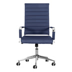 Ergonomic Office Desk Chair PU Leather Height Adjustable Swivel Chair