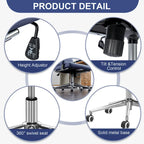 Ergonomic Office Desk Chair PU Leather Height Adjustable Swivel Chair