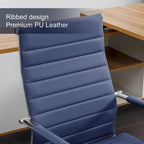 Ergonomic Office Desk Chair PU Leather Height Adjustable Swivel Chair