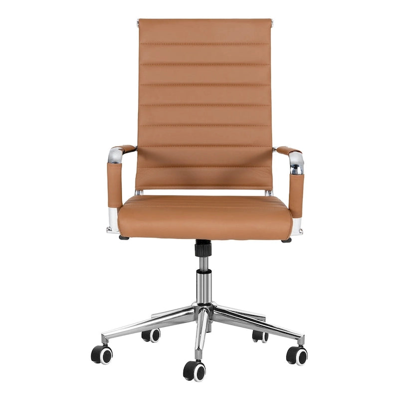 Ergonomic Office Desk Chair PU Leather Height Adjustable Swivel Chair