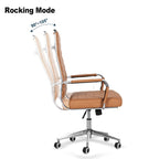 Ergonomic Office Desk Chair PU Leather Height Adjustable Swivel Chair
