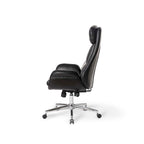 Modern High-Back Leatherette Adjustable Swivel Executive Office Chair by Glitzhome