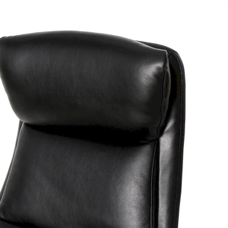 Modern High-Back Leatherette Adjustable Swivel Executive Office Chair by Glitzhome