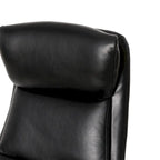 Modern High-Back Leatherette Adjustable Swivel Executive Office Chair by Glitzhome