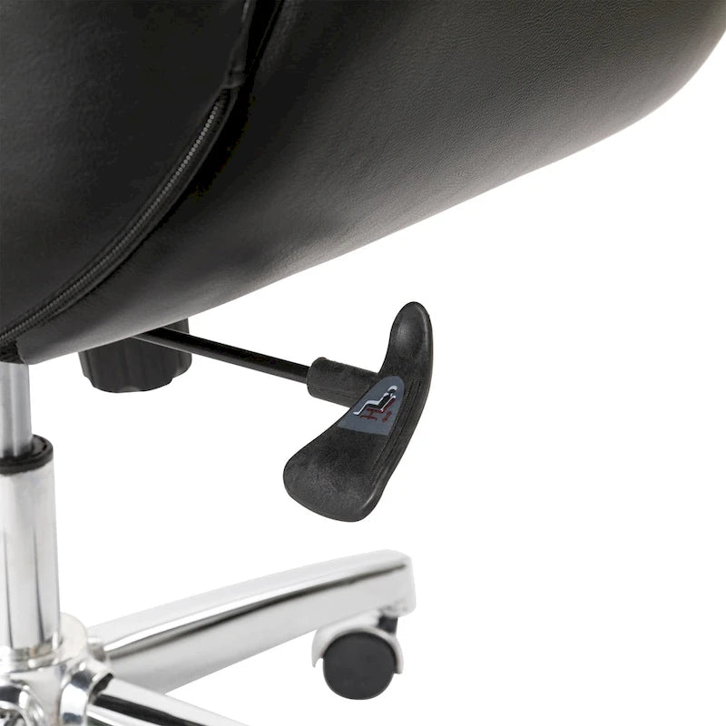 Modern High-Back Leatherette Adjustable Swivel Executive Office Chair by Glitzhome