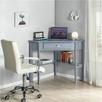 Corner Writing Desk with Storage Drawer