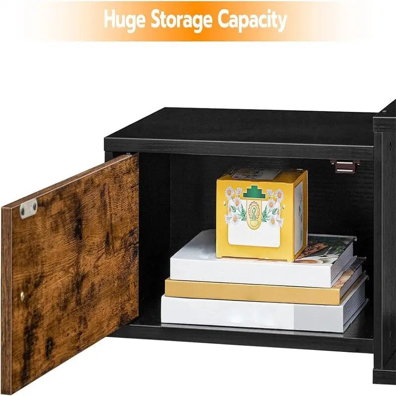 Modern Wall Mounted Media Console Shelf - 11.D x 55W x 7.9H