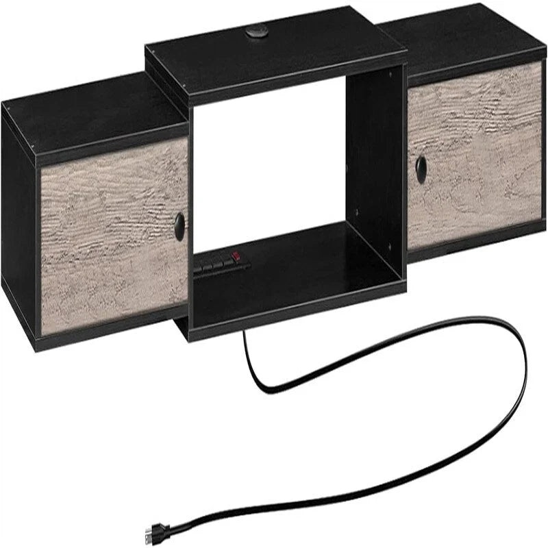 Modern Wall Mounted Media Console Shelf - 11.D x 55W x 7.9H