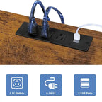 TV Stand Entertainment Center with Storage Drawers