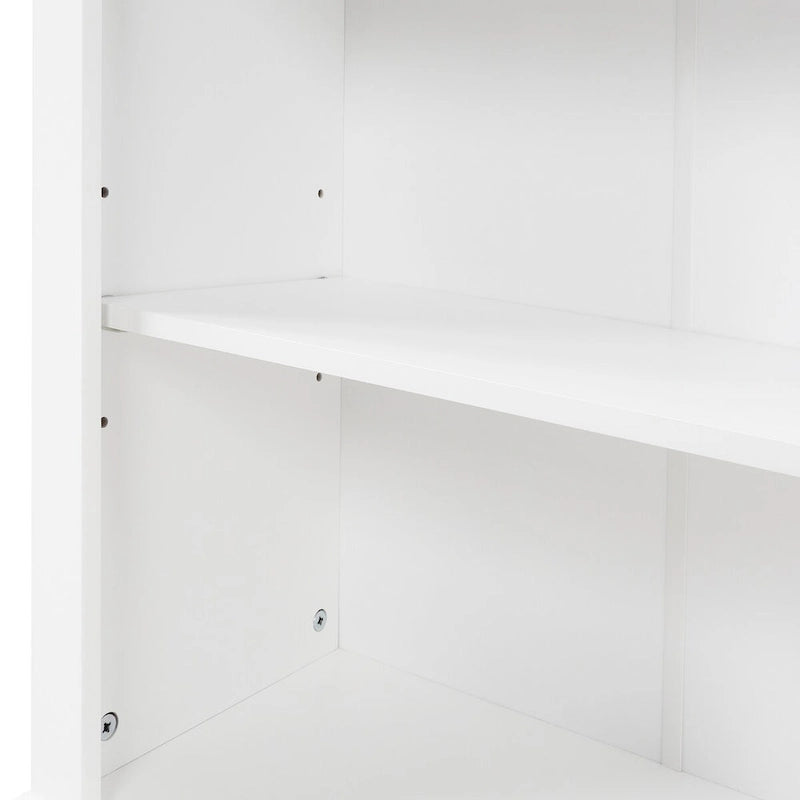 Tall Bathroom Storage Cabinet with Drawer and Adjustable Shelf