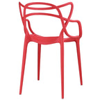 Entangled Plastic 4-piece Chair Set