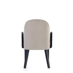 Manhattan Comfort Hillman Modern Leatherette and Velvet Upholstered Dining Arm Chair