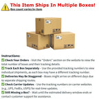 30 Round Top Pedestal Table with 2 Emily Chairs in White and Heather Gray