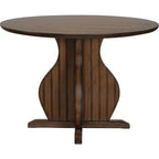 Round Counter Height Table in Oak
