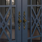 63 Vintage Style Kitchen Accent Buffet Sideboard Cabinet w/ Drawers - 63 in Width