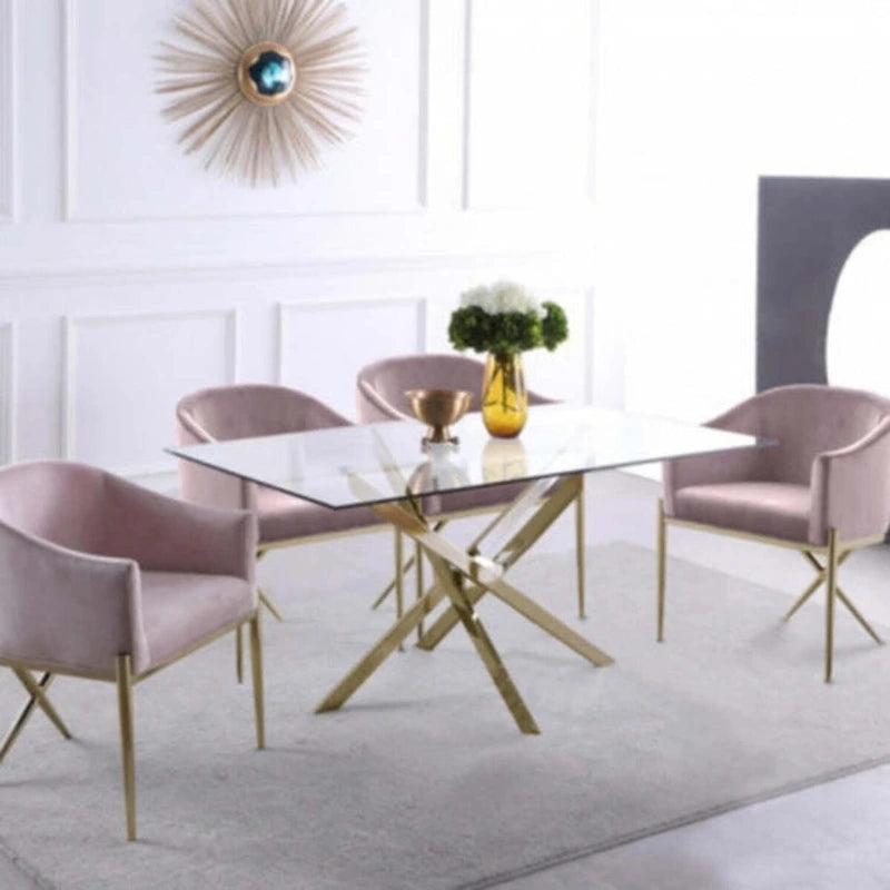 Glass Star Table (Rectangle)