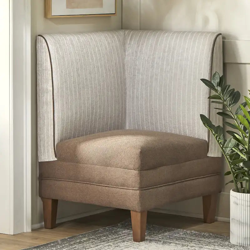 Lifestorey Phillips Upholstered Corner Seat