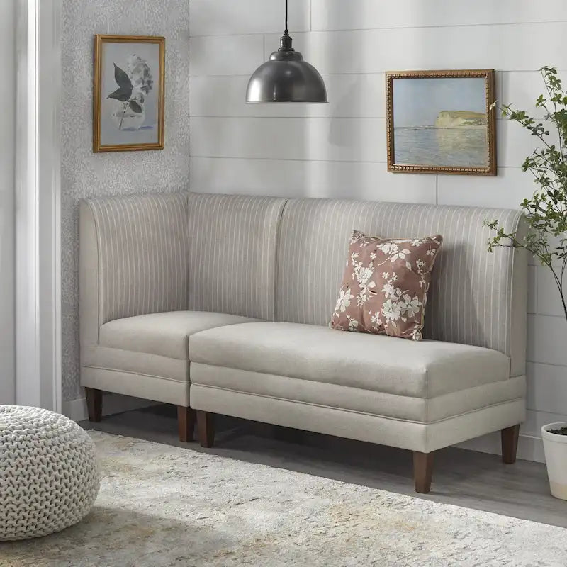 Lifestorey Phillips Upholstered Corner Seat