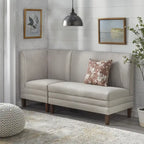 Lifestorey Phillips Upholstered Corner Seat