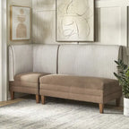 Lifestorey Phillips Upholstered Corner Seat
