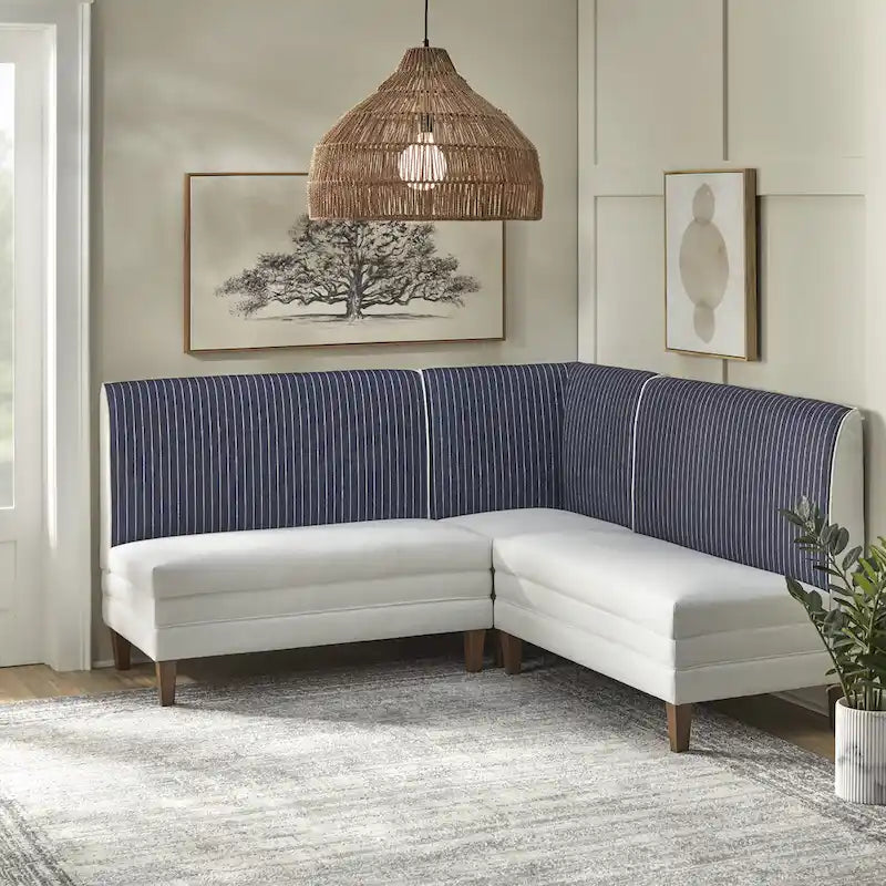 Lifestorey Phillips Upholstered Corner Seat