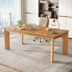 62 Inches Computer Desk, Wood Executive Desk for Home Office