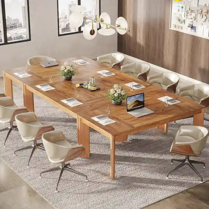 62 Inches Computer Desk, Wood Executive Desk for Home Office