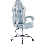 Racing Style Gaming Chair,PU Leather Height Adjustable Computer Gaming Chair with Headrest and Lumbar Massage Support