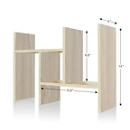 Jerry & Maggie Wooden Desktop Organizer Shelf with Storage