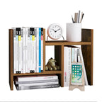 Jerry & Maggie Wooden Desktop Organizer Shelf with Storage