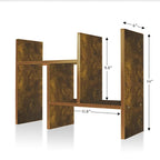 Jerry & Maggie Wooden Desktop Organizer Shelf with Storage