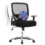 Big and Tall Heavy Duty Ergonomic Mesh Office Chair 500lbs with Wide Thick Seat