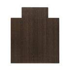 Jani Eco Bamboo Roll-Up Rectangular Chair Mat with Lip - Protective and Eco-Friendly, Heavy Duty for Office and Home