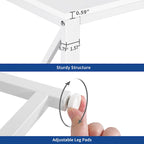 Moasis 55 Reversible L Shaped Desk with Storage Shelves Corner Computer Gaming Desk