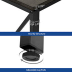 Moasis 55 Reversible L Shaped Desk with Storage Shelves Corner Computer Gaming Desk