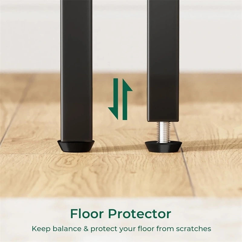 47 Inches Computer Desk with Reversible Storage Shelves