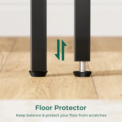 47 Inches Computer Desk with Reversible Storage Shelves