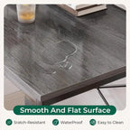 47 Inches Computer Desk with Reversible Storage Shelves