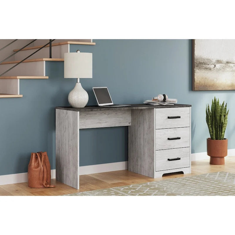 Signature Design by Ashley Shawburn White/Gray 54 Home Office Desk