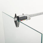 Glass Display Cabinet with 5 Shelves Double Door