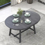 Wood Dining Table Round Extendable Dining Table