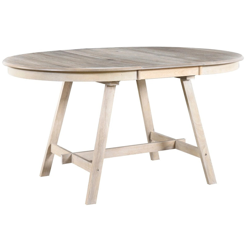 Wood Dining Table Round Extendable Dining Table