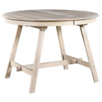 Wood Dining Table Round Extendable Dining Table