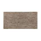 Kavita Brown Brushed Dining Table with Turned Leg